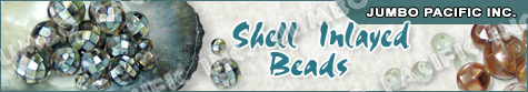 Shell Inlayed Beads