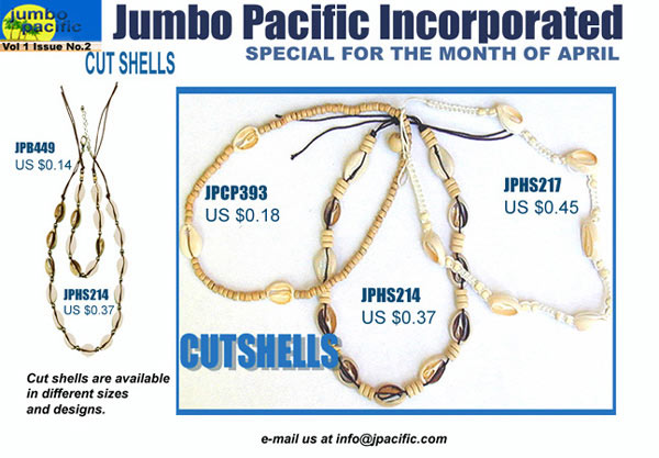 JPB449, JPHS214, JPCP393, JPHS214, JPHS217 - Cut Shells. Available in different sizes and designs 