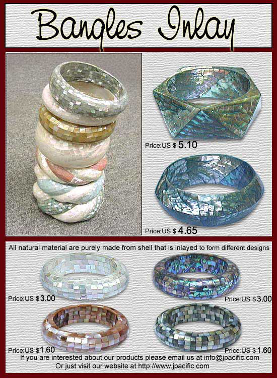  Inlay Bangles and Bracelets