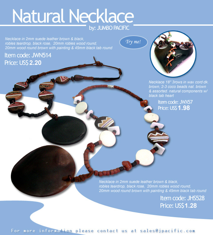 Special Wood Bead Necklace