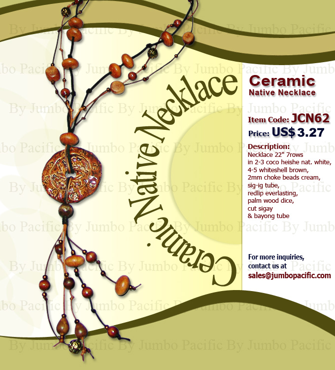  Ceramic Native Necklace