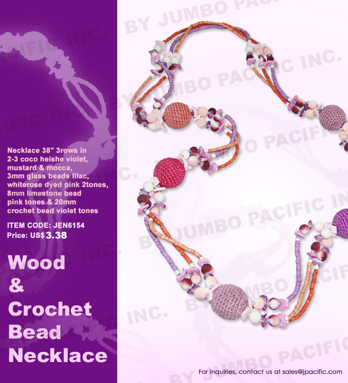  Wood Bead Necklace
